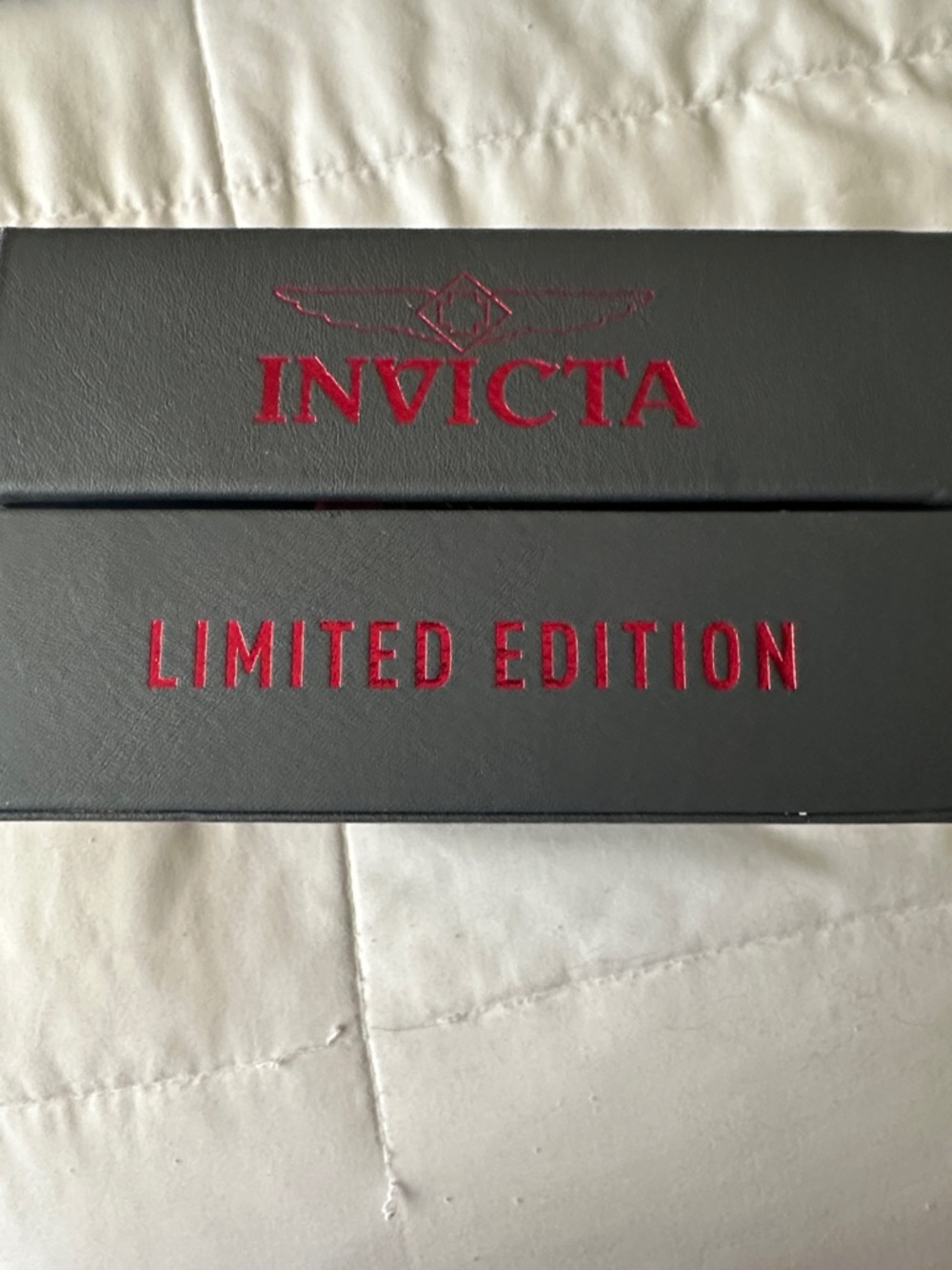 Invicta Black Box with Red Lettering - Limited Edition - Picture 2 of 5